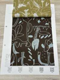 7025-1610-10 60 Hoa Doodle Vải Cotton Lawn Cỏ Hokkoh Ảnh phụ