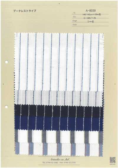 A-8039 Bouclé Kẻ Sọc