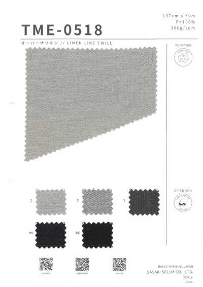 TME-0518 Over The Linen // Vải Chéo Giả Linen
