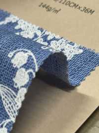850530 Vải Mộc Blue Garden Lily Of The Valley VANCET Ảnh phụ
