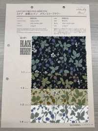 850531 SEVENBERRY® Scare Unbleached Cotton Melancholy Flower Blackberry[Vải] VANCET Ảnh phụ