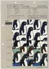 850535 SEVENBERRY® Vải Oxford Cotton Chưa Tẩy Trắng Penguin Country
