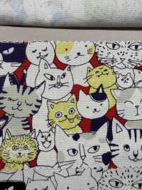 850536 SEVENBERRY® Vải Oxford Cotton Không Tẩy Trắng Nyan Comics VANCET Ảnh phụ