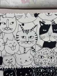 850536 SEVENBERRY® Vải Oxford Cotton Không Tẩy Trắng Nyan Comics VANCET Ảnh phụ