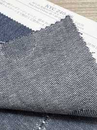 KYC240-58-D9 30x20 Nhuộm Sợi Vải Thô Dungaree Jacquard Khổ Rộng Uni Textile Ảnh phụ