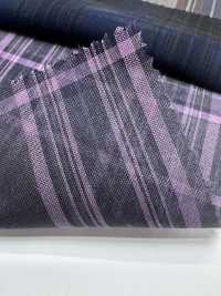 KYC326-D1 Kẻ Caro Vải Organdy Nhuộm Sợi T/C Uni Textile Ảnh phụ