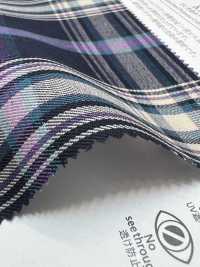 KYC411-D1 Chăm Sóc Vàng Kẻ Caro Nhuộm Sợi T/C[Vải] Uni Textile Ảnh phụ