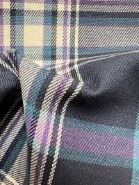 KYC411-D1 Chăm Sóc Vàng Kẻ Caro Nhuộm Sợi T/C[Vải] Uni Textile Ảnh phụ