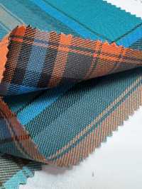 KYC411-D7 Chăm Sóc Vàng Kẻ Caro Nhuộm Sợi T/C[Vải] Uni Textile Ảnh phụ