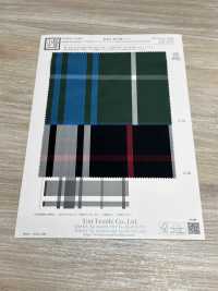 KYC413-W-D1 Kẻ Caro Vải Cotton Typewritter Nhuộm Sợi T/C Uni Textile Ảnh phụ