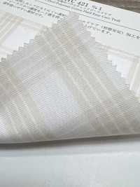 KYC421-D1 T/C Nhuộm Sợi Paraca Kẻ Caro Vàng Chăm Sóc[Vải] Uni Textile Ảnh phụ