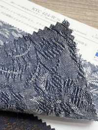 KYC424-W-D1 Cotton Rayon Sợi Gai Nhuộm Sợi Jacquard[Vải] Uni Textile Ảnh phụ