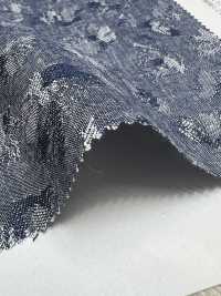 KYC424-W-D3 Cotton Rayon Sợi Gai Nhuộm Sợi Jacquard[Vải] Uni Textile Ảnh phụ