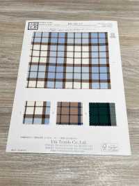 KYC452-D2 Chăm Sóc Vàng Kẻ Caro Nhuộm Sợi T/C[Vải] Uni Textile Ảnh phụ