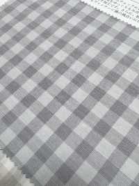 KYC636-W-D1 Vải Cotton Typewritter Omi Nhuộm Nhuộm Sợi 60 độ Khổ Rộng Tẩy Trắng Uni Textile Ảnh phụ