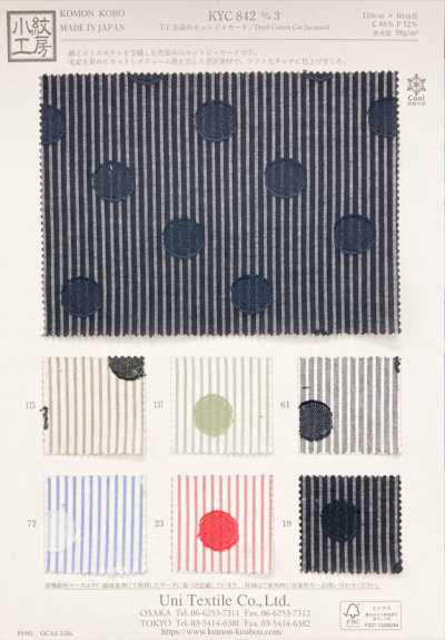 KYC842-D3 T/C Nhuộm Sợi Jacquard Cắt