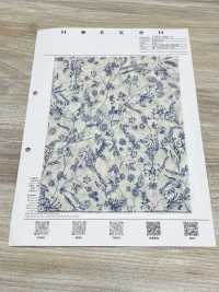 7026-600-2 60 Vải Cotton Lawn Cỏ Thực Vật Hokkoh Ảnh phụ