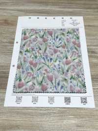 7026-600-7 60 Hoa Tulip Vải Cotton Lawn Hokkoh Ảnh phụ