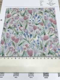 7026-600-7 60 Hoa Tulip Vải Cotton Lawn Hokkoh Ảnh phụ