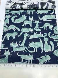 1026-625-2 60 Con Mèo Vải Cotton Lawn Hokkoh Ảnh phụ