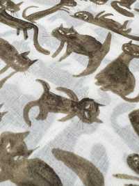 1026-625-2 60 Con Mèo Vải Cotton Lawn Hokkoh Ảnh phụ
