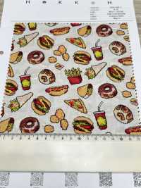 1026-626-1 60 Vải Cotton Lawn 6195 Hamburger Hokkoh Ảnh phụ