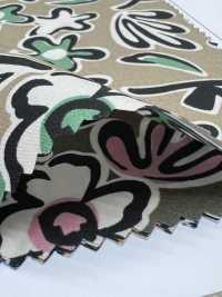 7026-630-3 60 Vải Cotton Typewritter Kika Flower Hokkoh Ảnh phụ