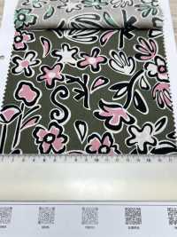 7026-630-3 60 Vải Cotton Typewritter Kika Flower Hokkoh Ảnh phụ