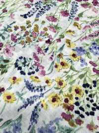 4026-660-2 60 Bông Hoa Màu Nước Trên Vải Cotton Lawn Hokkoh Ảnh phụ