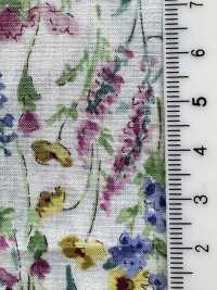 4026-660-2 60 Bông Hoa Màu Nước Trên Vải Cotton Lawn Hokkoh Ảnh phụ