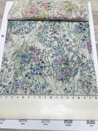 8026-680-2 80 Hoa Lưu Ly Sóng Vải Cotton Lawn Miracle Hokkoh Ảnh phụ