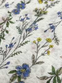 8026-680-4 80 Hoa Sọc Kẻ Sọc Vải Cotton Lawn Miracle Hokkoh Ảnh phụ