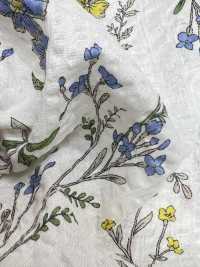 8026-680-4 80 Hoa Sọc Kẻ Sọc Vải Cotton Lawn Miracle Hokkoh Ảnh phụ