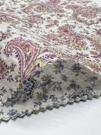8026-680-5 80 Vải Cotton Lawn Kỳ Diệu Sóng Sarasa Hokkoh Ảnh phụ