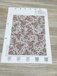 8026-680-5 80 Vải Cotton Lawn Kỳ Diệu Sóng Sarasa Hokkoh Ảnh phụ