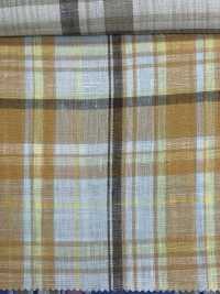 A-5108 100% Vải Lanh, Kẻ Caro Madras ARINOBE CO., LTD. Ảnh phụ
