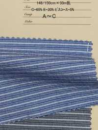 A-1687 C/E/Viscose Vải Sọc Nhăn ARINOBE CO., LTD. Ảnh phụ