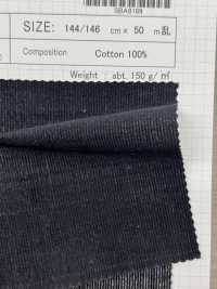 SBA8169 Nhuộm Sợi Nhung Tăm đen Nhuộm Lưu Huỳnh[Vải] SHIBAYA Ảnh phụ