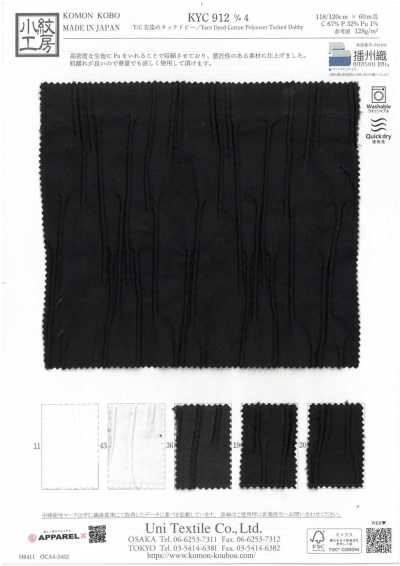 KYC912-D4 T/C Nhuộm Sợi Tuck Dobby