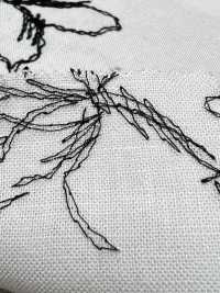 KCL524-D681 Thêu Sợi Gai Vải Bố Canvas Uni Textile Ảnh phụ