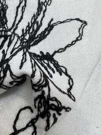 KCL524-D681 Thêu Sợi Gai Vải Bố Canvas Uni Textile Ảnh phụ