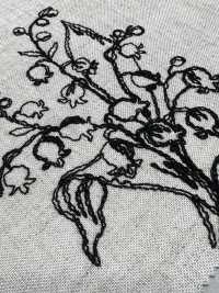 KCL524-D2896 Ren / Đăng Ten Sợi Gai Vải Bố Canvas Rayon Uni Textile Ảnh phụ