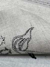 KCL524-D2896 Ren / Đăng Ten Sợi Gai Vải Bố Canvas Rayon Uni Textile Ảnh phụ