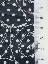 KPL600-DK2-54 60 Vải Cotton Lawn Thêu In Cỏ Uni Textile Ảnh phụ