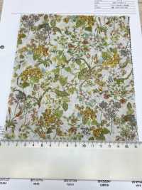 7026-620-1 80 Vải Cotton Lawn Miracle Wave Botanical Hoa Nhỏ Hokkoh Ảnh phụ
