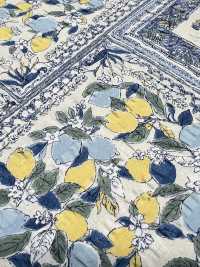 7026-615-6 60 Mẫu Khăn Tay Gợn Sóng Vải Cotton Lawn Hokkoh Ảnh phụ