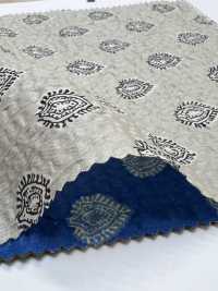 7026-620-6 80 Vải Cotton Lawn Miracle Wave Provence Komon Hokkoh Ảnh phụ