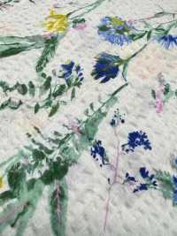 7026-620-4 80 Vải Cotton Lawn Miracle Wave Thực Vật Hokkoh Ảnh phụ