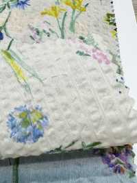 7026-620-4 80 Vải Cotton Lawn Miracle Wave Thực Vật Hokkoh Ảnh phụ