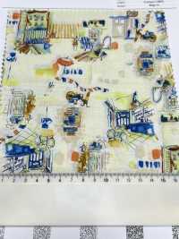 3026-655-2 60 Cảnh Vải Cotton Lawn Bãi Cỏ Hokkoh Ảnh phụ